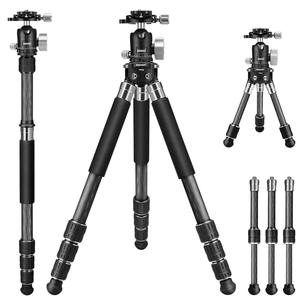 neewer カメラ三脚 Amazon | Neewer 180cm 2-in-1カメラ三脚一脚 アルミ合金製 携帯